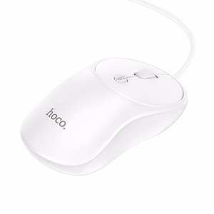 Wire mouse Hoco USB A 1600 dpi GM13 white