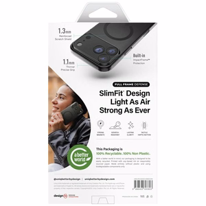 Uniq Airsuit iPhone 17 Magclick įkrovimo dėklas telefonui - skaidrus