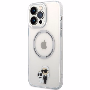 Karl Lagerfeld KKLHMP13XHNKCIT iPhone 13 Pro Max 6.7" hardcase permatomas Iconic Karl&Choupette Magsafe