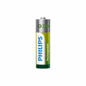 PHILIPS Rechargable batttery AA NiMH 2600mAh set of 2pcs.