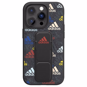 Adidas SP Dėklas telefonui Grip iPhone 14 Pro juodas/juodas/spalvingas 50251