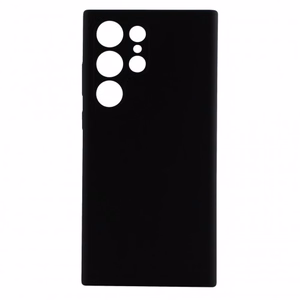 Telefono dėklas TM Pure Silicone, skirtas Huawei P60 Pro / Juodas / (Blister)