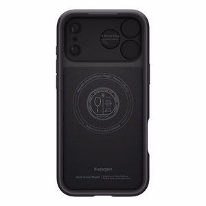 Spigen Optik Armor Magnetinis dėklas telefonui iPhone 17 Pro - juodas