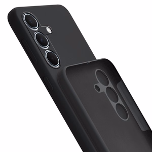 3mk silikoninis dėklas telefonui Samsung Galaxy A55 5G - juodas
