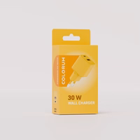 COLORUM wall įkroviklis USB-A + USB-C PD 30W CLS30-AC-05 xYellow