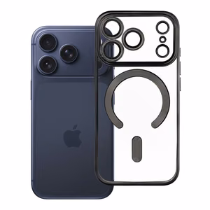 „Electro Mag Cover“ dėklas, skirtas „iPhone 17 Pro / 18 Pro“, suderinamas su „MagSafe“ – juodas
