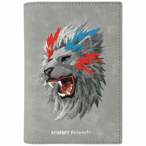 Nimmy Raptor Lion чехол для паспорта/кошелёк - серый