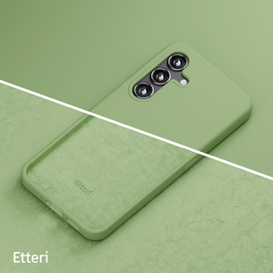 Etteri silikoninis dėklas Samsung Galaxy A36 5G, šviesiai žalias