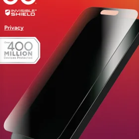 ZAGG InvisibleShield Glass Elite Privacy apsauginis stiklas iPhone 16 Pro Max telefonui