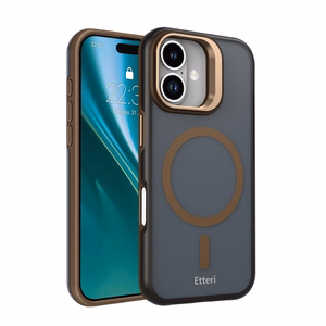 Etteri Morning Fog dėklas for iPhone 16 6,1" rudas