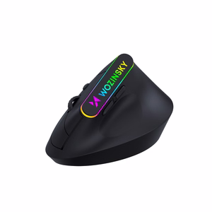Wozinsky WMG-1164 Wireless Vertical Ergonomic Gaming Mouse 3600 DPI with RGB Backlight - Black