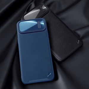 Nillkin CamShield odinis S dėklas iPhone 14 Plus su kameros dangteliu žalias