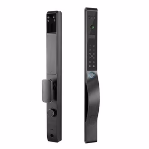 TV992997 Tuya smart door lock with 3D face recognition, fingerprint and Mifare RFID, right-hand handle