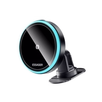 Automobilinis laikiklis Essager "T1" juodas (Magsafe 15W) (magnetinis / lipnus pagrindas)