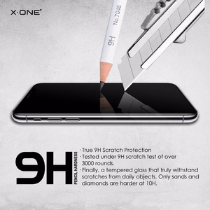 X-ONE Full Cover Extra Strong Matte - для iPhone 13/13 Pro/14/16e / 17e закалённое стекло 9H