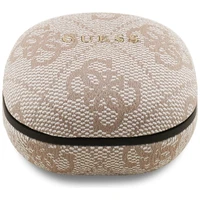 Belaidės ausinės TWS ENC Guess 4G Classic Metal Logo rožinės spalvos