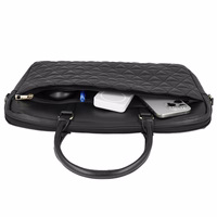 Wonder Dėklas nešiojamam kompiuteriui 15–16 colių pico quilted juodos spalvos