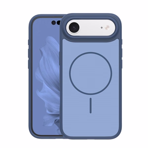 Frame Thin Mag dėklas for iPhone 17 Air 6,6" tamsiai mėlynas