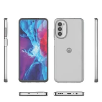 Itin plonas 0.5mm dėklas telefonui Motorola Moto G82 5G / Moto G52 skaidrus