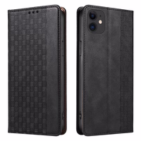 Magnetinis dirželio dėklas iPhone 12 piniginė + mini pakabukas juodas