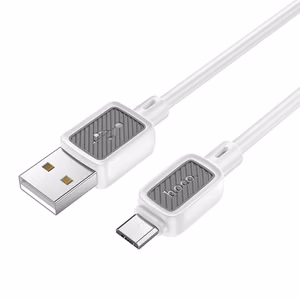 Кабель USB A - Micro USB Hoco 2,4A 1 m X108 белый