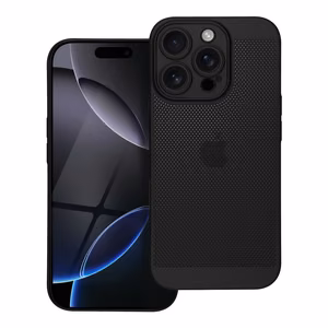 BREEZY dėklas telefonui IPHONE 16 Pro juodas