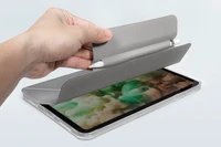 LAUT Huex Folio dėklas su Apple Pencil laikikliu, skirtas iPad 10.9" (10 kartos) – pilkas