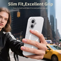 Tech-Protect MagSlim Magnetinis dėklas telefonui iPhone 17 - matinė balta