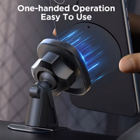 Joyroom JR-ZS400 magnetinis automobilinis telefono laikiklis prietaisų skydeliui - juodas