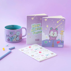 BT21 MANG A6 užrašų knygelių rinkinys, 3 vnt.