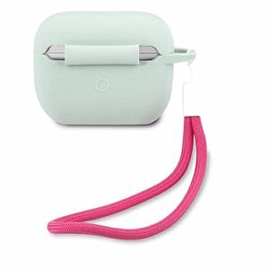 AirPods Pro dėklas Guess GUACAPLSVSBF mėlynas rožinis/mėlynas rožinis Silikon Vintage