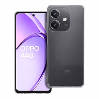 Skaidrus 2 mm dėklas telefonui OPPO A40 (su kameros apsauga) permatomas