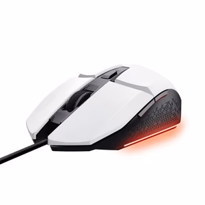 Trust GXT 109W Felox - 6400 DPI optical gaming mouse (white)