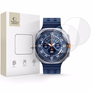 Tech-Protect Glass Fit+ 2-jų rinkinys grūdintas stiklas Samsung Galaxy Watch Ultra 47 mm - skaidrus