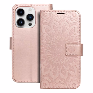 MEZZO Dėklas telefonui IPHONE 14 Pro mandala rožinis auksas