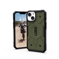 UAG Pathfinder Magnetinis dėklas telefonui iPhone 14 Plus - žalias