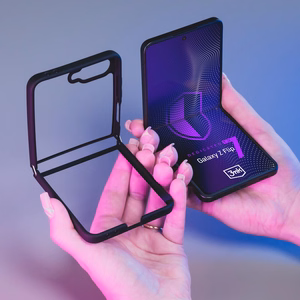 3mk Satin Armor Dėklas+ Samsung Galaxy Z Flip 7 - skaidri juoda