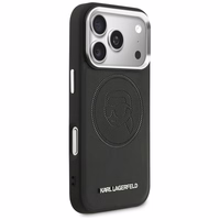 Karl Lagerfeld K Head Point Logo MagSafe Dėklas for iPhone 17 Pro Max - juodas