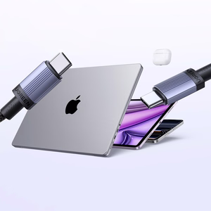 Ugreen USB-C į USB-C PD laidas 100W 5A 1m - juodas