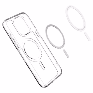 Spigen Ultra Hybrid Mag dėklas su MagSafe iPhone 15 Pro - baltas