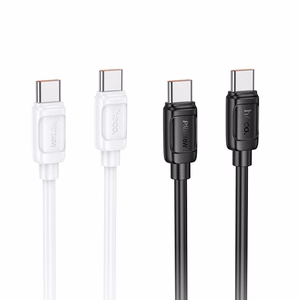 Kabelis USB C į USB C Hoco PD 5A 240W 1 m X115 juodas
