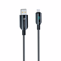 FORCELL F-ENERGY C273 kabelis USB A į Lightning 2,4A 12W Digital 1,2 m juodas
