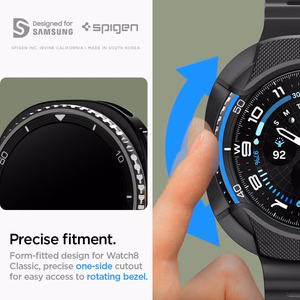 Spigen Liquid Air Case for Samsung Galaxy Watch 8 Classic 46mm - Black