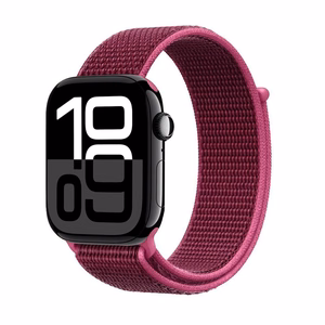 Crong Nylon sportinis Apple Watch dirželis, 38/40/41/42 mm, „Magenta Fusion“