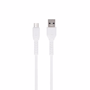 Maxlife MXUC-04 kabelis USB - microUSB 1,0 m 3A baltas