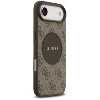Guess 4G Circle Classic Logo Magnetinis dėklas telefonui iPhone Air - ruda