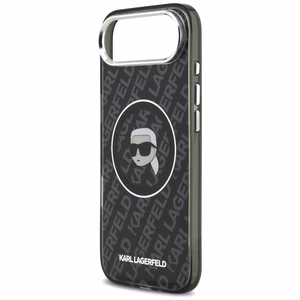 Karl Lagerfeld IML Karl Head Logo MagSafe dėklas, skirtas iPhone 17 Air, juodas