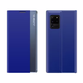 Naujas Sleep dėklas knygos tipo dėklas su stovo funkcija Samsung Galaxy A02s EU mėlynas