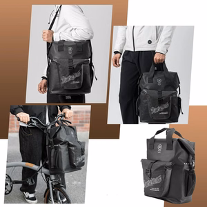 Rockbros AS-158 сумка на руль для складного велосипеда Brompton 18L - черный