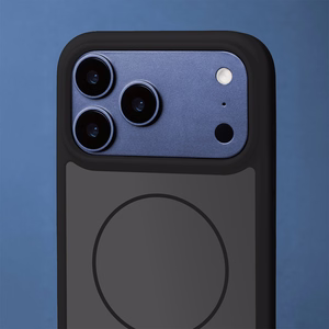 Frame Thin Mag dėklas for iPhone 17 Pro 6,3" juodas